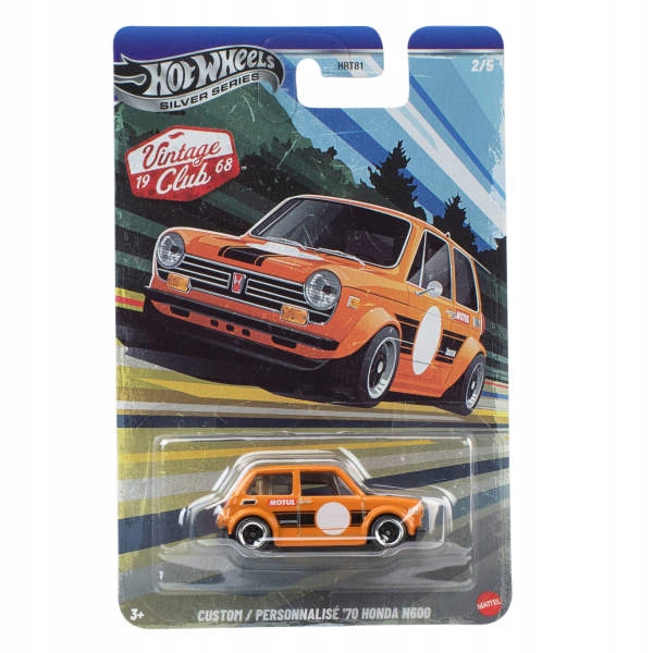 HOT WHEELS VINTAGE CLUB HONDA N600 модель колекційна MATTEL