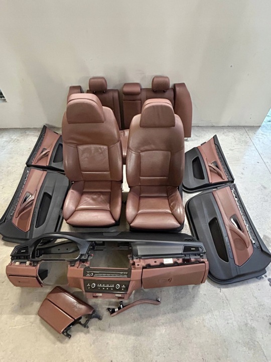 Sedili CRUSCOTTO COMPLETO Komplet wypos. interna komfort BMW F10 Zimtbraun