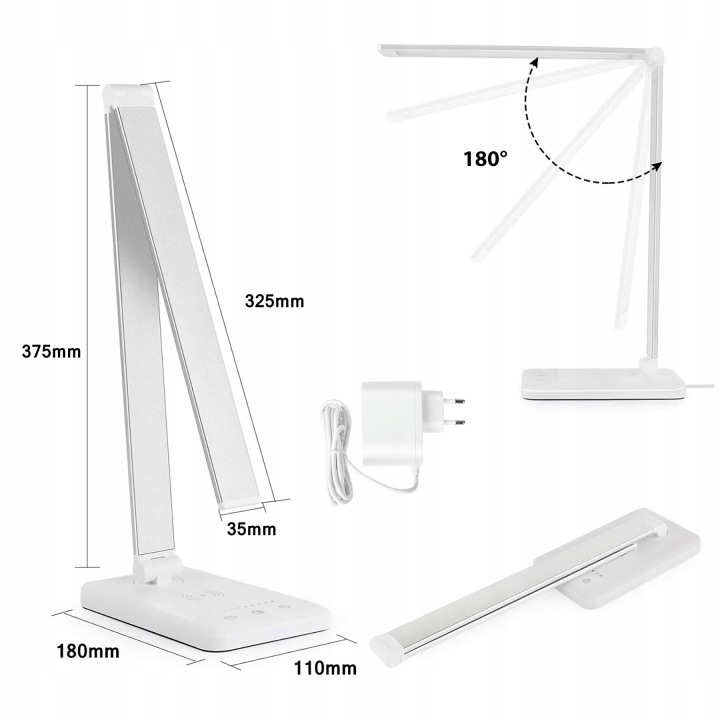 Лампа настільна LED PLATINET білий сила до 12 Вт — фото 10