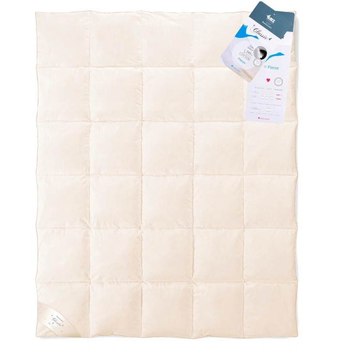 Přikrývka z peří 200x220 Amz krémová