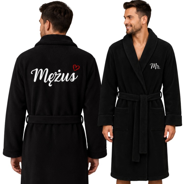 Pánský Teplý Župan 2XL XXL Pro Manžela, Manžela, Měkký Jako Dárek K Narozeninám