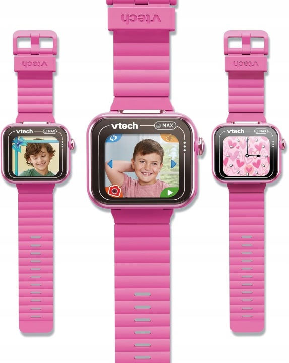 VTECH KidiZoom Smartwatch MAX Годинник електронний рожевий — фото 2