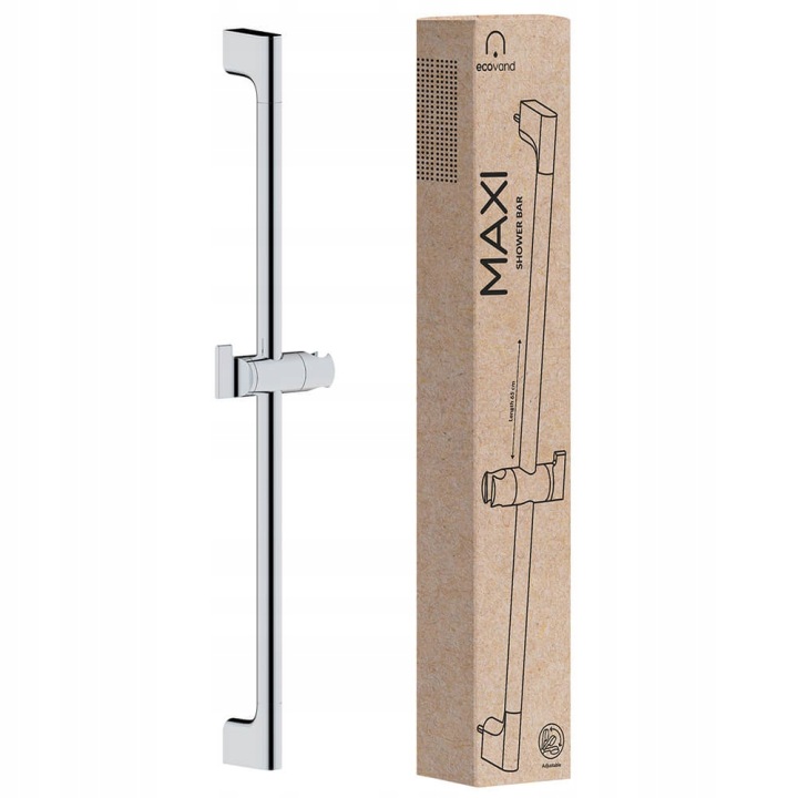 Sprchová Tyč premium S Nastavitelným Držákem Ecovand Maxi 65 cm