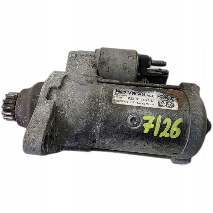 Moteur du démarreur AUDI A3 8V VOLKSWAGEN SEAT SKODA 1.6 2.0 TDI 02Z911024L 7/26