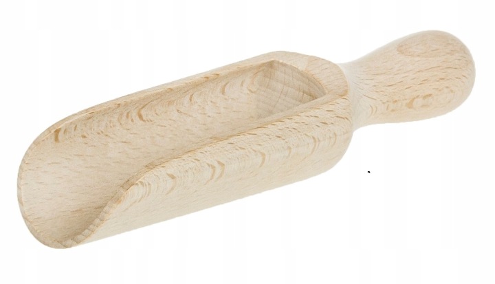 Čerpak Nabierak Dřevěná lopatka 17 cm Velká mouka 50 kusů