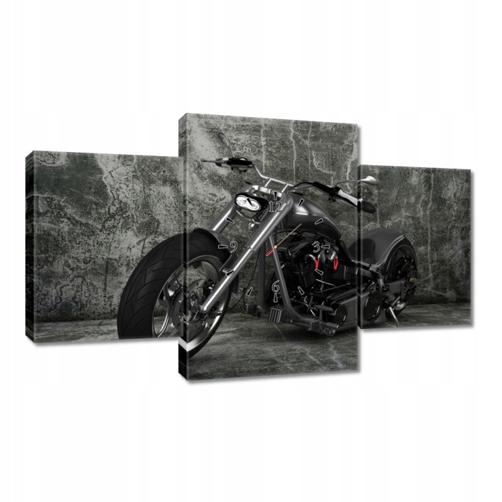 Nástěnné hodiny 100x60 Americký chopper