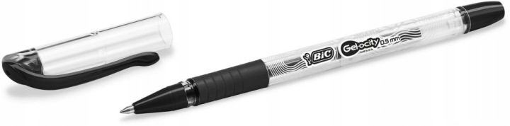BIC ручка шкільна офісна гелева GELOCITY STIC 0,5 чорний 1 шт. — фото 15