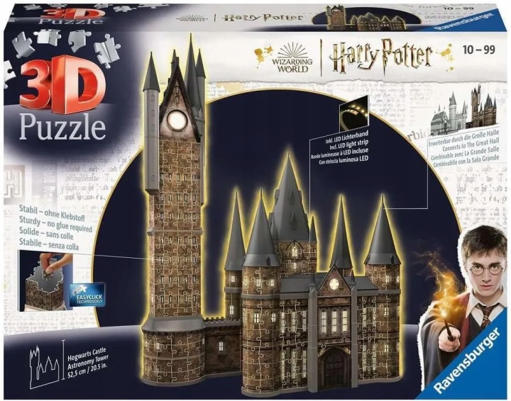 Пазли 3D Ravensburger Big Ben 216 ел. Споруда Модель Вежа Заводна — фото 11