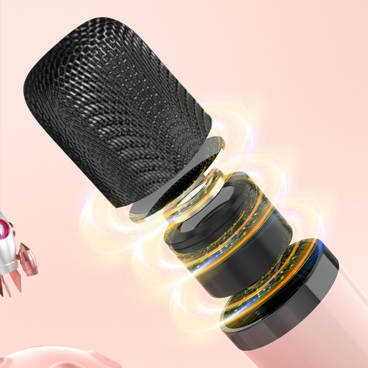 Бездротовий набір для караоке колонка BLUETOOTH + 2 мікрофони для дітей — фото 4