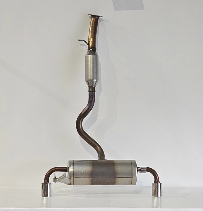 muffler, exhaust KONCOWY TOYOTA YARIS GR original