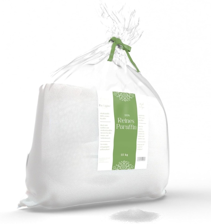 Granulát vosk 10 kg bílý bez zápachu pro výrobu Diy svíček