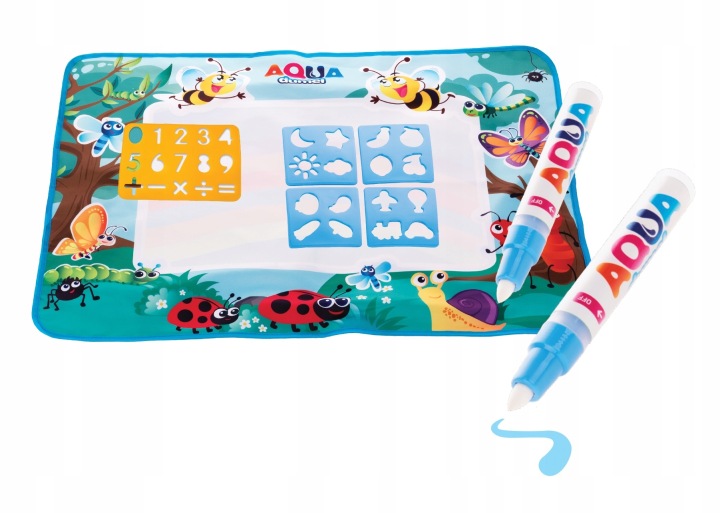 Килимок водний Dumel Aqua 80x60 см Творче Малювання водою Не брудниться 30017