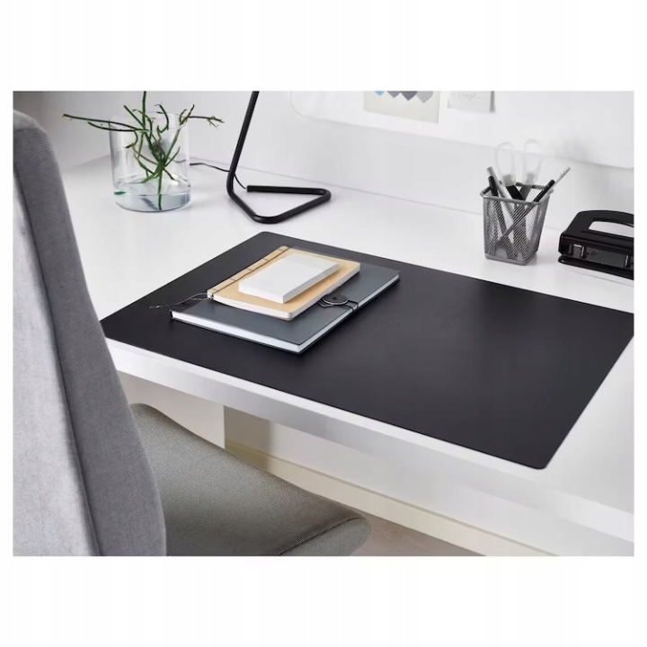 IKEA SKRUTT Підкладка на письмовий стіл, чорна, 65x45 — фото 2