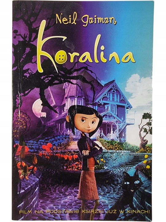 Zdjęcie egzemplarza: Koralina / Neil Gaiman / okładka filmowa