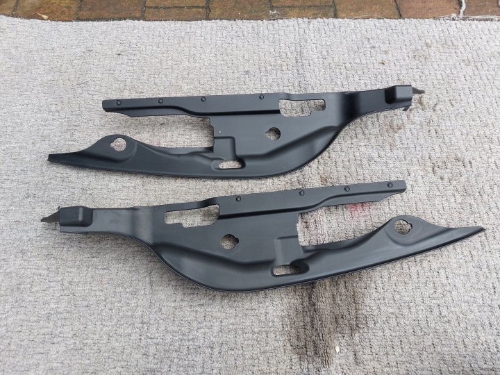 Couverture tablier moteur de la charnière Gauche Droit PORSCHE 911 991991551471 991551472