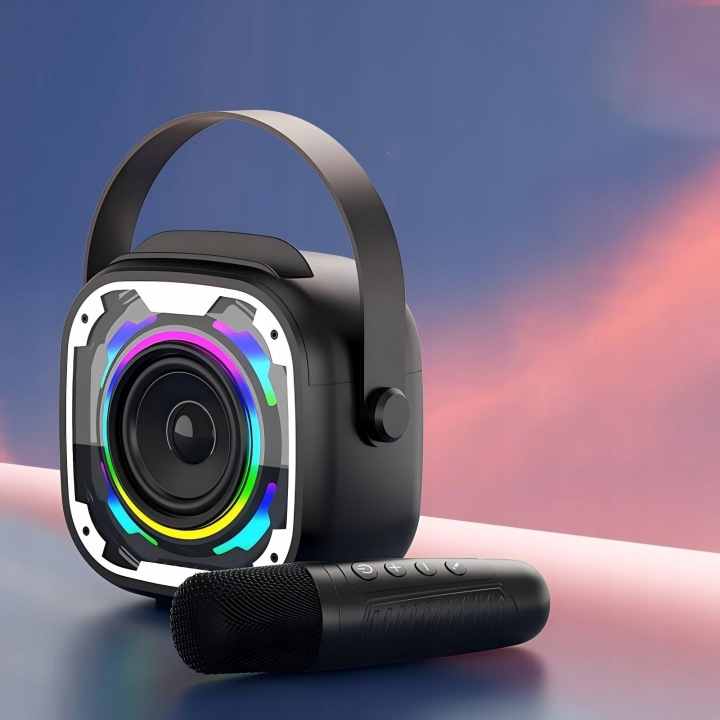 Бездротовий набір для караоке колонка BLUETOOTH + 2 мікрофони для дітей — фото 3