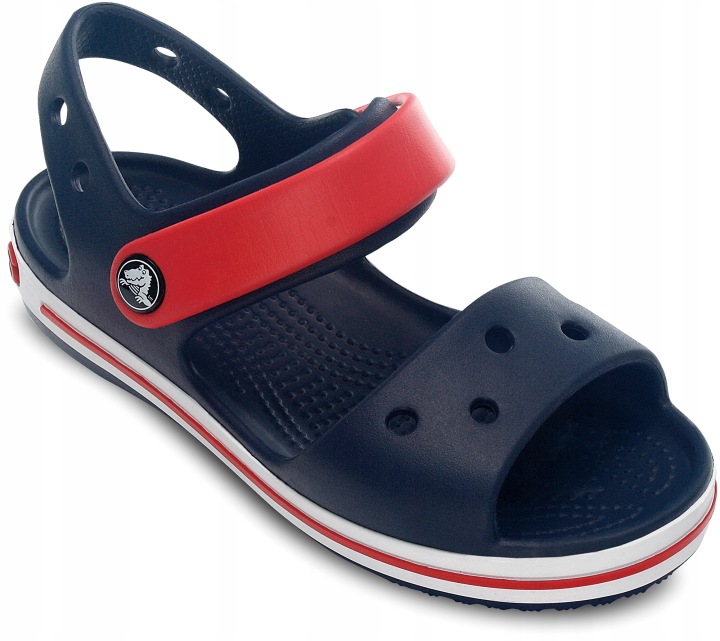 CROCS сандалі темно-сині дитячий логотип на літо 29,5 1Ż9E (новий з дефектом) — фото 7