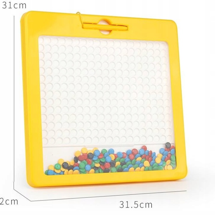 Дошка Мозаїка Магнітна Ґудзички Magpad Монтессорі Аж 31/31 см — фото 12