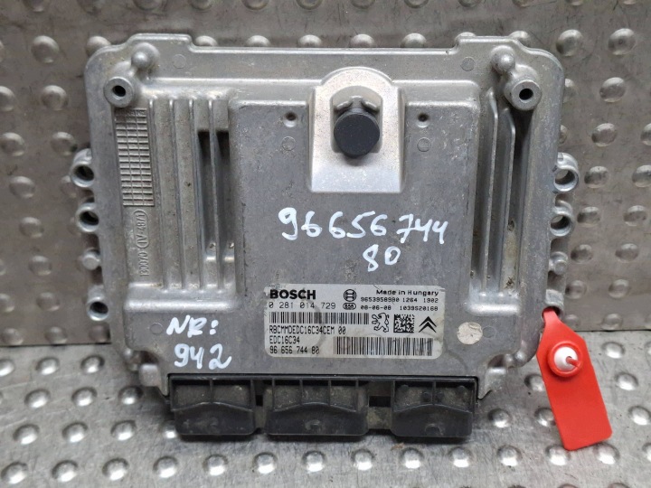 Bedienteil DES MOTORS 9653958980 9665674480 0281014729 Citroen Peugeot 1.6 HDI