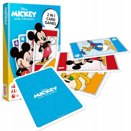 Гральні карти пітер & мемо 2 в 1 MICKEY & FRIENDS міккі маус CARTAMUNDI