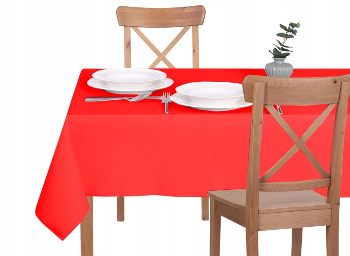 Ubrus Odolný Proti Skvrnám 110X500 Solid Červený