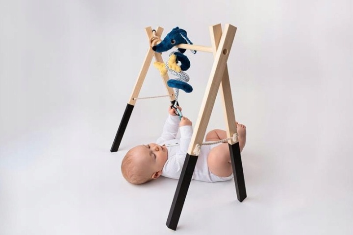 MOMS CARE JAMIŚ Спіралька Для Візка синя сенсорна іграшка для дитина — фото 6