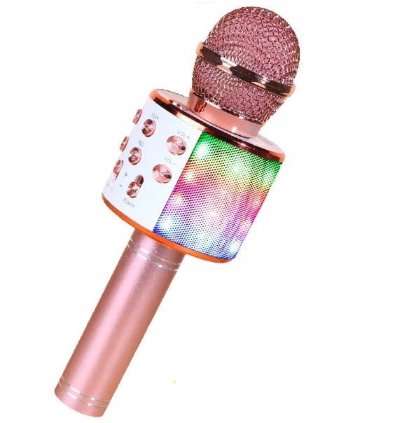 Мікрофон для дітей BEZPRZEWODOWY KARAOKE колонка BLUETOOTH подарунок USB — фото 3