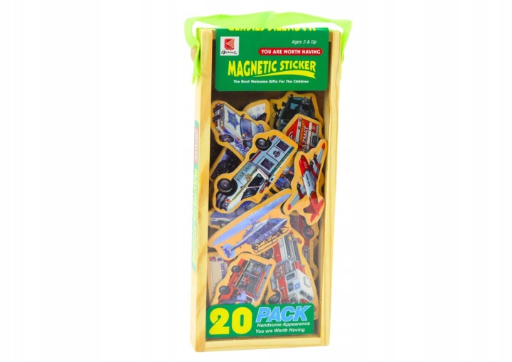 Пазли LEANToys Транспортні засоби 20 елементів Магніти 19144 Lean Toys — фото 5