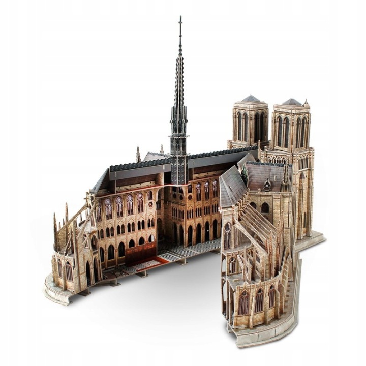 Пазли 3D Notre Dame de Paris CubicFun 293 елементи на подарунок — фото 7