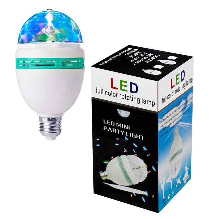 Купить Лампочка диско 3LED RGB лазерный проектор 3W E27: отзывы, фото, характеристики в интерне-магазине Aredi.ruне Aredi.ru