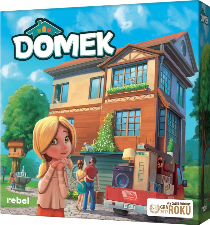 Domek сучасна сімейна настільна гра + книжка, 2-4 особи, вік 7+