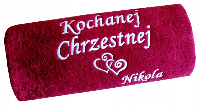 Dárek k Poděkování kmotrům Ručník S Nápis výjimečný