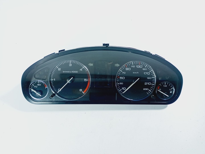 quadro strumenti TACHIMETRO contagiri OROLOGIO tachimetro Peugeot 407 04-11 OE 9646465480 przebieg 286974