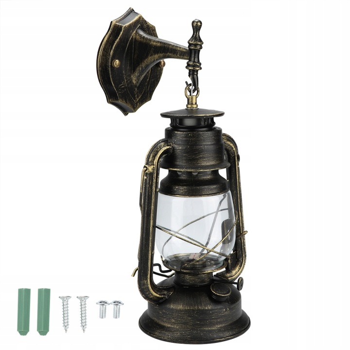 Nástěnná Lampa Ve Stylu Vintage E27 Hnědá 18 * 28 CM