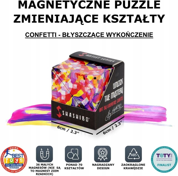 SHASHIBO кубик антистрес 36-магнітів іграшка для дітей подарунок свята — фото 2