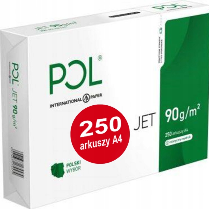 Папір для ксерокса Poljet A4 90 g/m2 - 250 аркушів — фото 9