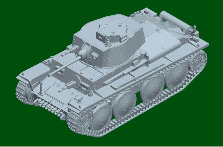 Пластикова модель German Pz.Kpfw. 38(t) Ausf.E/F, Hobby Boss 82956 — фото 2