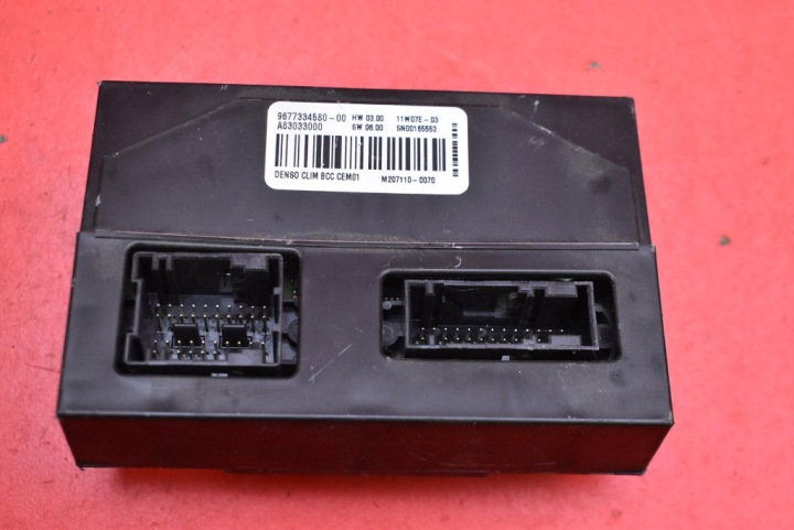 Bedienteil modul klimaanlage 9677334580 CITROEN C4 PICASSO und 1.6 VTI 120 KM