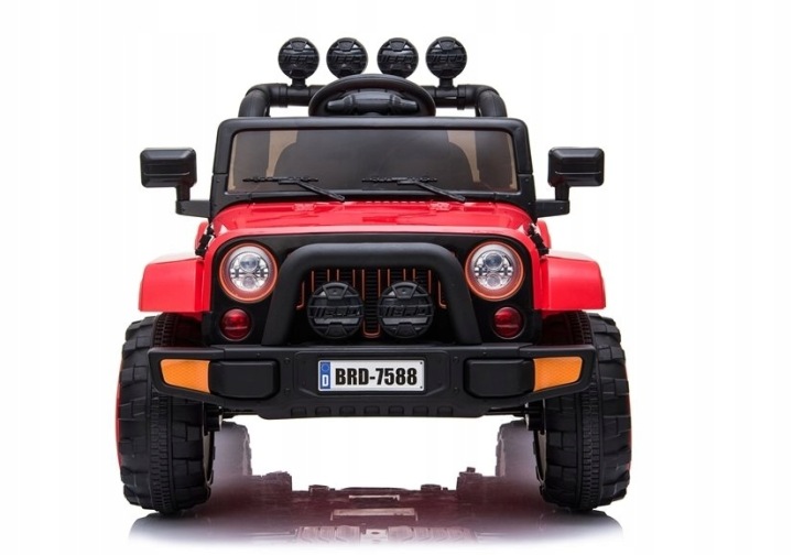 Авто на акумуляторі Jeep BRD-7588 4x4 LED MP3 Пульт Червоний 12 В — фото 3