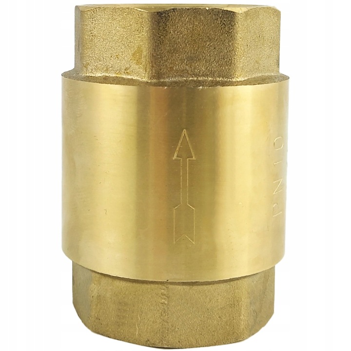 Zpětný ventil 6/4" DN40 mosazná houba Hydroland