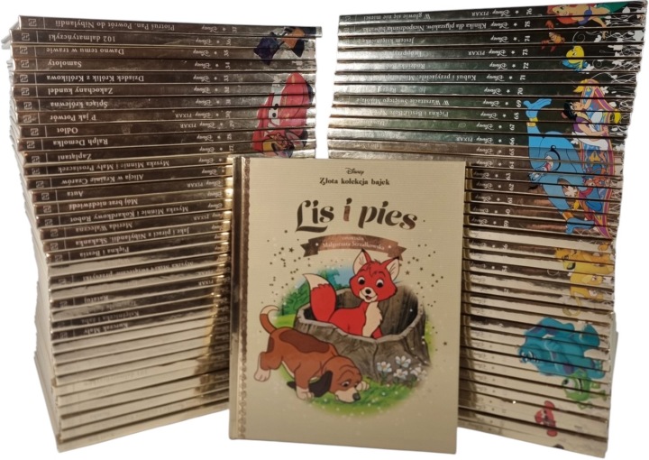 Zdjęcie egzemplarza: Disney / Złota Kolekcja Bajek / zestaw 74 książek dla dzieci
