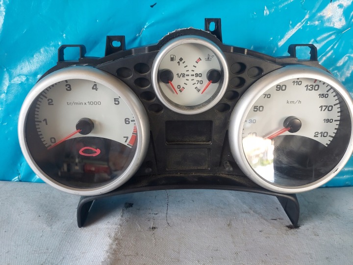 quadro strumenti TACHIMETRO contagiri OROLOGIO PEUGEOT 207 1.4 16V 9666132380