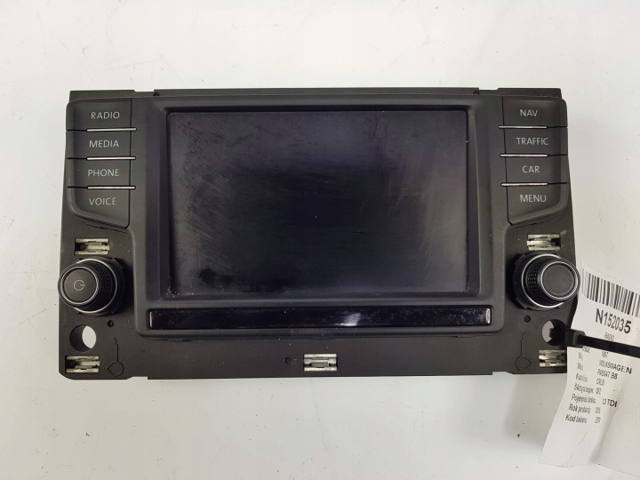 RADIO Radio 3G0919605D VOLKSWAGEN PASSAT B8