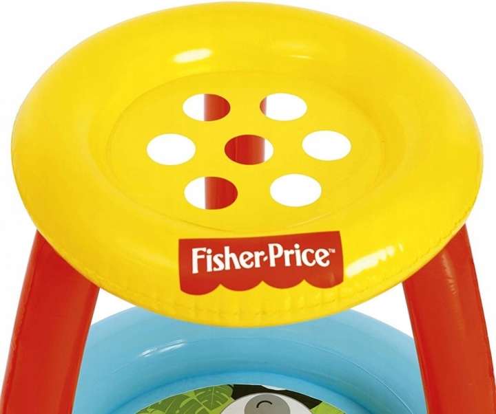 Надувний дитячий басейн з козирком басейн м'ячі 15 шт. Fisher-Price Bestway — фото 5