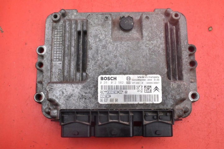 Bedienteil Computer DES MOTORS 9663786880 FIAT SCUDO 2 II 1.6 M-JET 90KM 07-16
