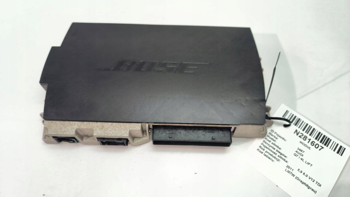 amplifier AUDIO BOSE 4L0035223G AUDI Q7 and 4L LIFT