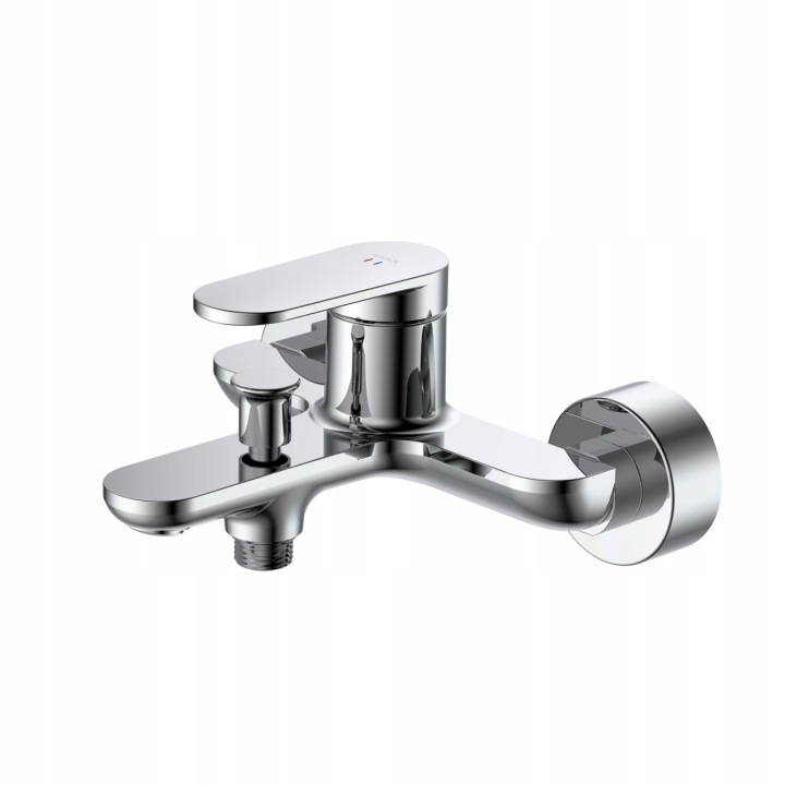 Nástěnná vanová baterie Avapax Lunepo chrom lesk 167 mm ABLU211111