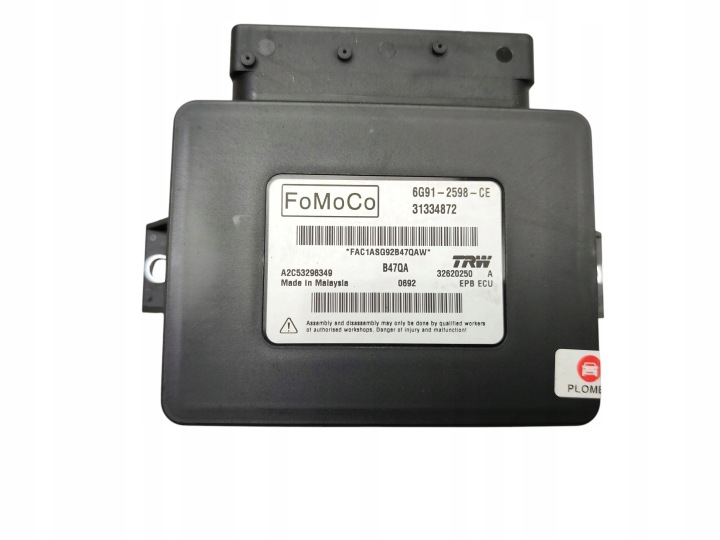 modulo LEVA FRENO A MANO VOLVO S80 II LIFT (2009-2011) 31334872 6G91-2598-CE