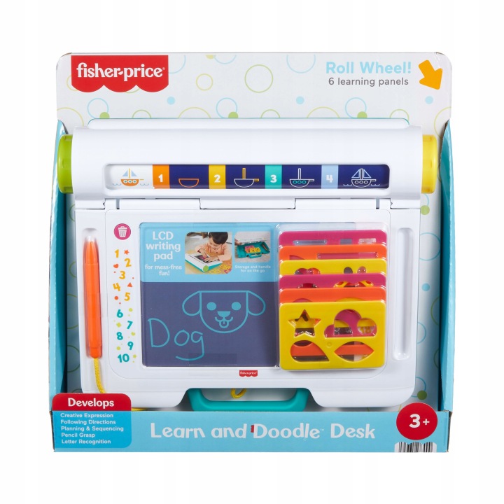FISHER PRICE Табличка Дошка для малювання Малюй і вчись з екраном LCD для дітей +3 — фото 2
