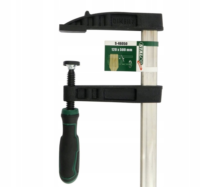 Truhlářský Svěrák Velký Silný 12 x 50 CM 120 x 500 MM Stalco S-46050